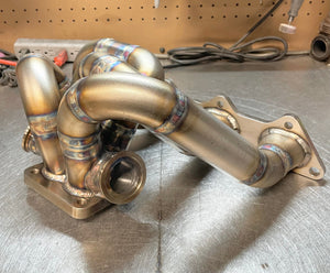CCdesign 1G/2G DSM Divided T4 Bottom Mount Turbo Manifold