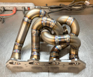 CCdesign 1G/2G DSM Divided T4 Bottom Mount Turbo Manifold