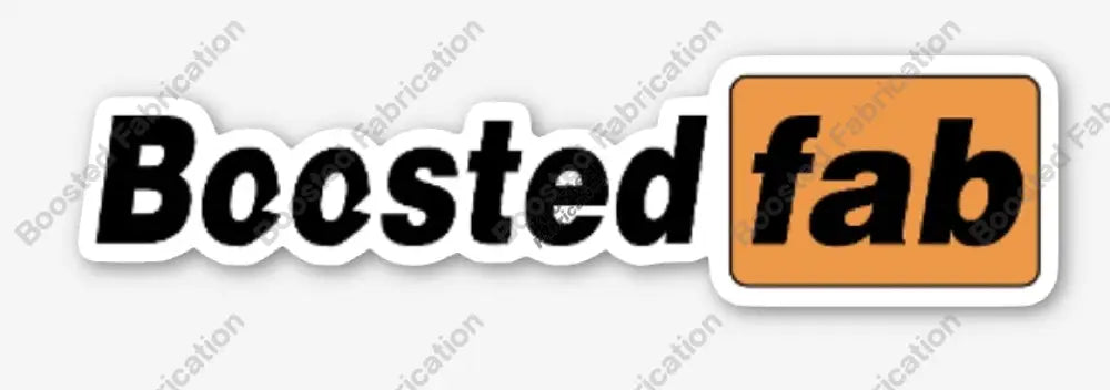 Boosted (Fab) 4’ Sticker