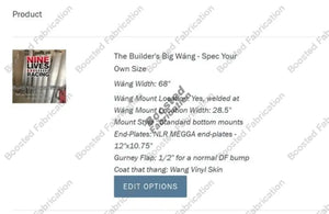 Mr2 Spyder Big Wing Pylon Kit