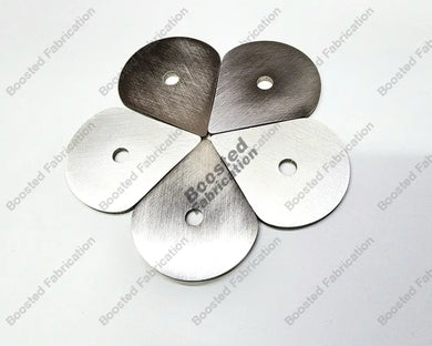Titanium Splitter Wear Pucks Single Hole